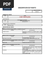 Descripcion de Puesto de Cocinero | PDF | Cocina | Alimentos