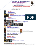 2018 - 1 - Novedades Biblioteca G.E.G.