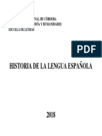 Historia de La Lengua 2018 - Apuntes Completos  UNC