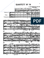 OP 131 Beethoven Cuarteto para Cuerdas N 14 en Do Sostenido Menor