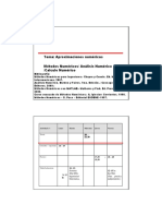 Tema Aproximaciones Numéricas PDF