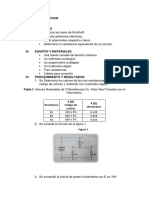 Informe de Circuitos - Ley de Ohm