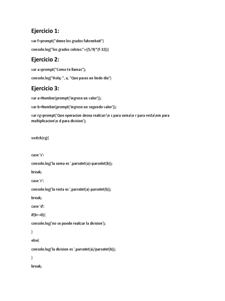 Ejercicio 1 Compu | PDF