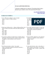 Evaluación Psicotécnica