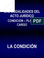 Las Modadlidades Del Acto Jurídico