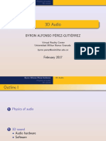 3D Audio: Byron Alfonso Pérez-Gutiérrez