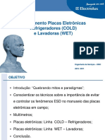 Treinamento sobre placas eletrônicas de refrigeradores e lavadoras