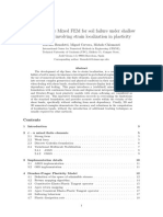 Stress-Accurate Mixed FEM For Soil Failure Under Shallow Foundations Involving Strain Localization in Plasticity