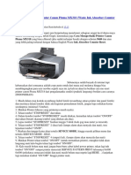 Cara Memperbaiki Printer Canon Pixma MX318