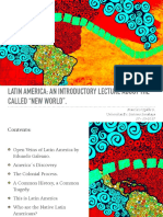 UGALDE, Francisco. LATIN AMERICA- An Introductory Talk About the Called New World.