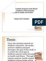 Grace Ann Gordon: "Ouch!: A Content Analysis of The Racial Gap in Children's Picture Books Related To Health and Illness"