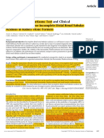 Litiasis Acidosis Tubular Renal Test de Furosemida