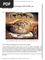 As Técnicas e a Tecnologia (1941_1948), Por Marcel Mauss _ Sociofilo