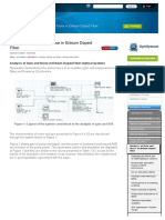 Analysis of Gain and Noise in Erbium Doped Fiber