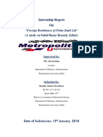 Internship Report On: "Foreign Remittance of Prime Bank LTD"