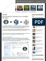 How to Install OS X Mountain Lion in Virtualbox With IAtkos