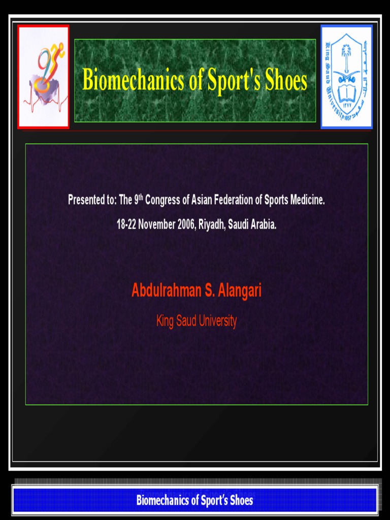 Biomechanics of Sports Shoes Explained | PDF | Anatomical Terms Of ...