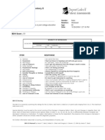 Beck Depression Inventory Real Time Report PDF
