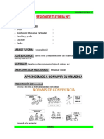 6-SESIÓN  DE TUTORÍA 1° - MARZO