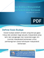 Definisi Sosio Budaya Sarawak Dan Sabah