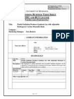 Syngas Adj H To CO Term Sheet