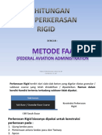 Perhitungan Metode Faa (Rigid)