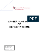 Master Glossary of Refinery Terms