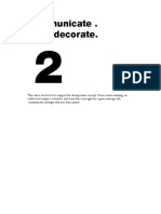 Communicate - Don T Decorate