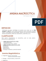 Anemia Macrocitica