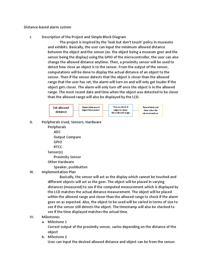 CoE115 Project Proposal Revised | PDF | Sensor | Computer Engineering