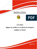 Livre Blanc Rapport de Synthese Sur La Reforme Des Entreprises Publiques en Tunisie