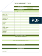 Peer Review Form Template