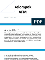 Presentation Atomic Force Microscopy