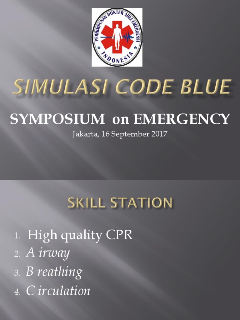 Simulasi Code Blue di Rumah Sakit | PDF | Sains & Matematika