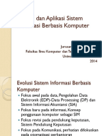 Evolusi Dan Aplikasi Sistem Informasi Berbasis Komputer