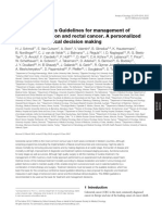 Guidelines For Management and Treament of Colon and Rectal Cancer PDF