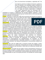 Reflexión Para Los Candidatos a Las Elecciones Municipales y Regionales Del 7 de Octubre Del 2018