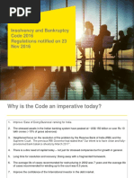 On The Glimpse of Insolvency and Bankruptcy Code, 2016 and Its Regulations