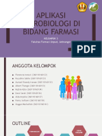 Kelompok 3 - Aplikasi Mikrobiologi Di Bidang Farmasi - Kelas D