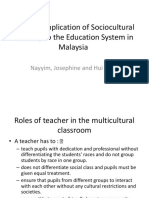 Role and Implication of Sociocultural Diversity To The