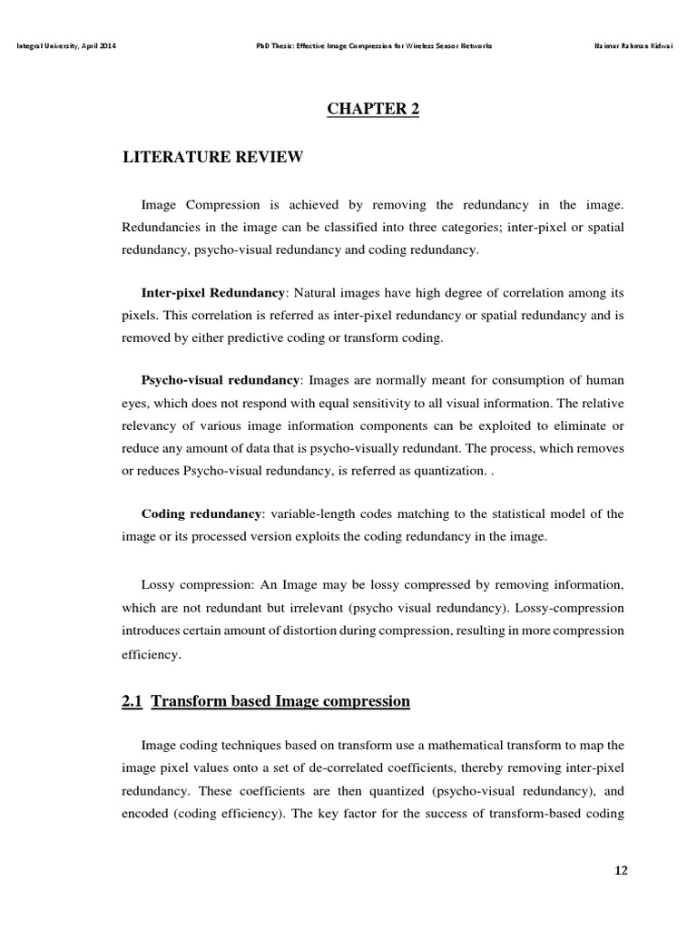 09 - Chapter 2 | PDF | Wavelet | Data Compression