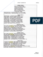 City of Ithaca 2018 Street Cleaning Schedule