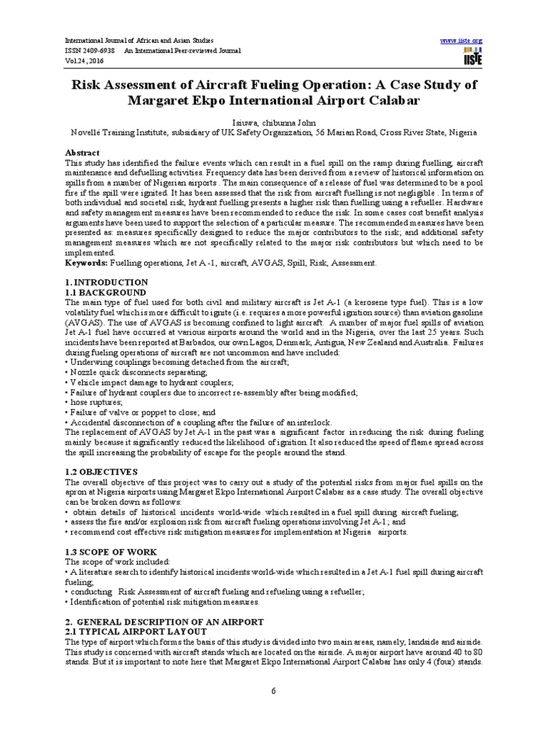 Fuel Spill Risks in Aviation Operations | PDF | Airport | Oil Spill