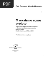 Arcaísmo Projeto Fragoso Florentino