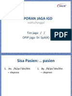 Template Laporan Jaga Igd Anak