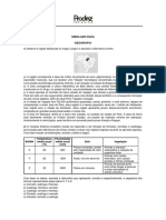 Simulado de Geografia e História com questões sobre biomas, bacias hidrográficas, migrações e período colonial