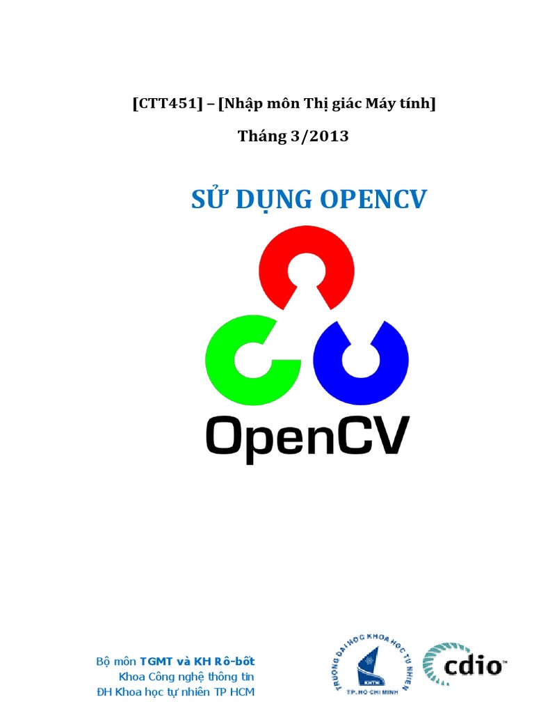 Bai Tap Thuc Hanh Thi Giac May Tinh Voi C Opencv PDF | PDF
