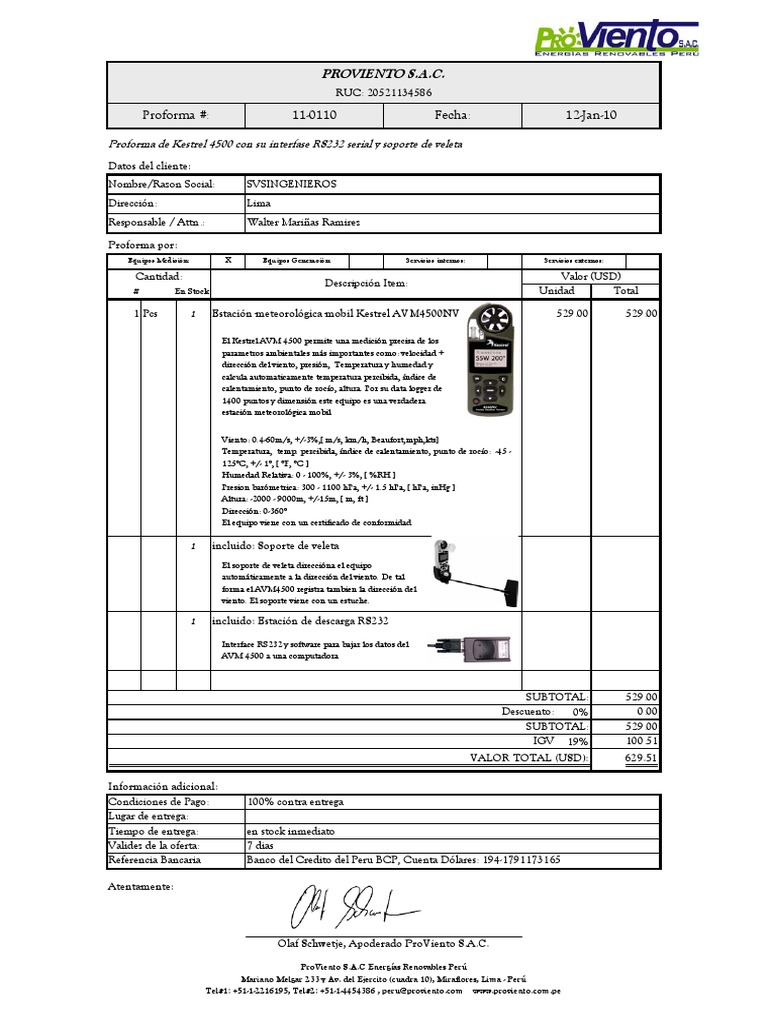 Proforma Kestrel 4500 | PDF | Herida | Geografía Física