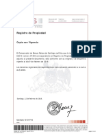 Certificado vigencia inscripción Registro Propiedad 2008