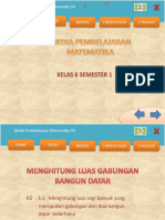 PowerPoint Menghitung Luas Gabungan Bangun Datar Untuk Media Pembelajaran Matematika SD Kelas 6 Semster 1